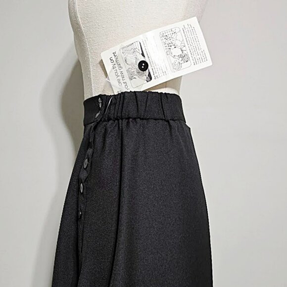 Worthington Woman 90s Side Button Midi Skirt 18W Deadstock Vintage - Picture 7 of 15
